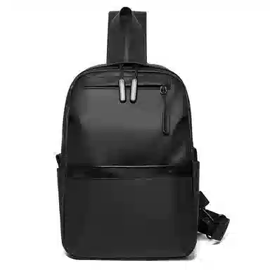 彤彤兔 功能便捷运动 牛津布 斜挎胸包 男款 黑色/灰色