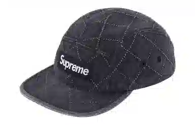 Supreme FW23 Punched Denim Camp Cap