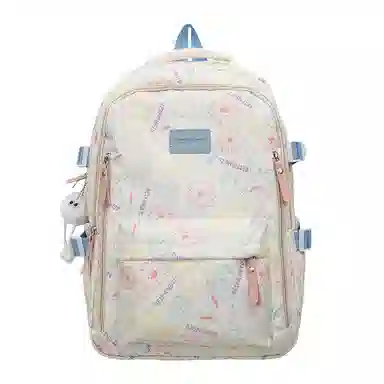 彤彤兔 多巴胺出游背包可爱卡通印花 尼龙 双肩包 女款 多色