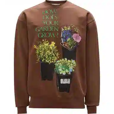 JW Anderson FW24 Chocolate Sweatshirt
