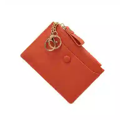 彤彤兔 卡位证件套轻薄 头层牛皮 零钱包 女款 黄色/灰色/橙色/粉色/枣红/黑色