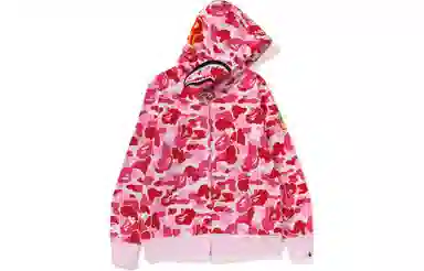 A BATHING APE Abc Camo Shark Full Zip Hoodie