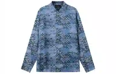 Emporio Armani FW22 Mosaic Print Shirt