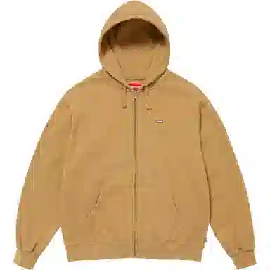 Supreme SS24 WEEK15 OVERDYED SMALL BOX ZIP UP HOODED SWEATSHIRT