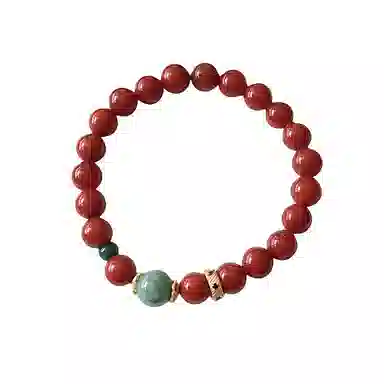 【福常在】 指尖瑰宝 招财纳福福运转运平安纳财纳福诸事顺利福牌古风国潮招财#好运天然 玛瑙 玉石手串 男女同款情侣款