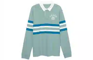 COACH SS23 Striped Logo Polo