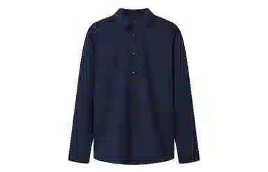 九牧王男裤专家 免烫抗菌商务休闲纯色简约日常长袖衬衫 男款