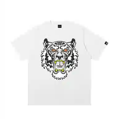 Jungle Tiger Tiger Head Print T-Shirt