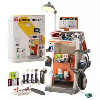 益米 过家家系列 益智仿真医疗台 牙医医生角色扮演 玩具