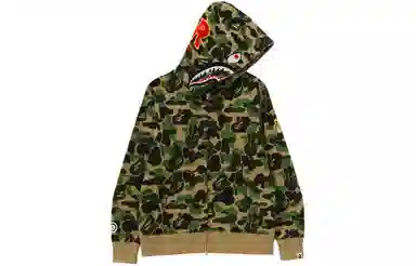 A BATHING APE Abc Camo Shark Full Zip Hoodie