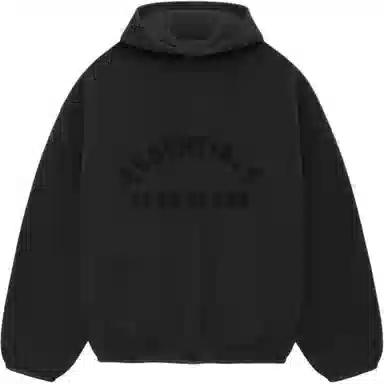 Fear of God Essentials SS24 Nylon Fleece Hoodie Black