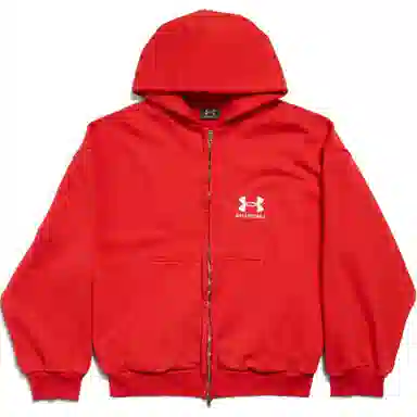 Balenciaga x Under Armour SS25 Logo Hoodie Red