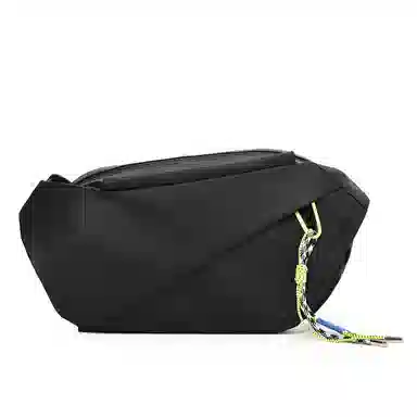 彤彤兔 休闲潮流纯色校园 皮膜 胸包斜挎包 男款 灰色/黑色/蓝色