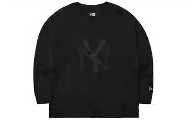 New Era x MLB SS24 Yankees Embroidered Crewneck Black