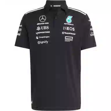 adidas x MERCEDES-AMG PETRONAS F1 TEAM SS25 logoPolo