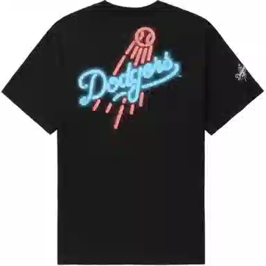 New Era x MLB Los Angeles Dodgers Black Tee