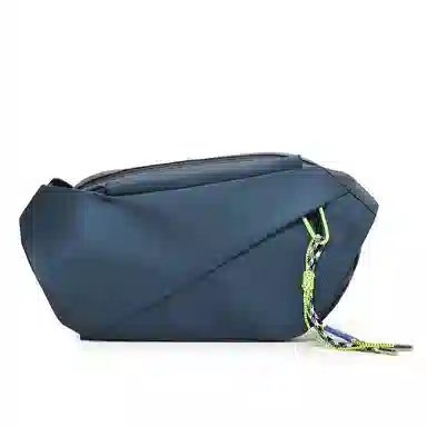 彤彤兔 休闲潮流纯色校园 皮膜 胸包斜挎包 男款 灰色/黑色/蓝色