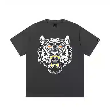 Jungle Tiger Tiger Head Print T-Shirt