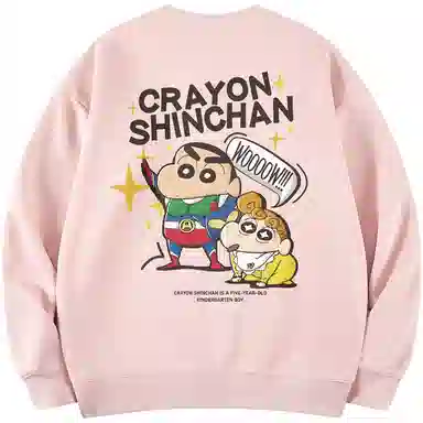 Crayon Shin-chan Cartoon Print Pullover Sweatshirt