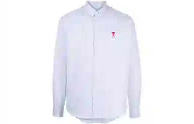 AMIPARIS De Coeur Long Sleeve Shirt Blue