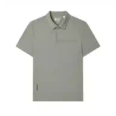 FILA White Series Polo Shirt Grey Brown
