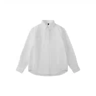 我是大卫 纯色条纹高级感宽松百搭大口袋设计氛围感长袖衬衫 男女同款