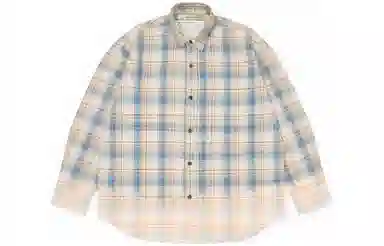 MADNESS Dip Dye Checked Shirt