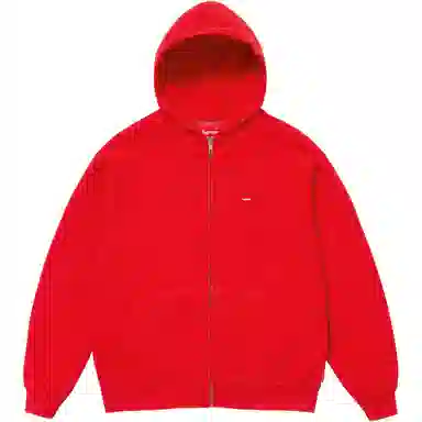 Supreme Overdyed Small Box Zip Up Hooded Sweatshirt