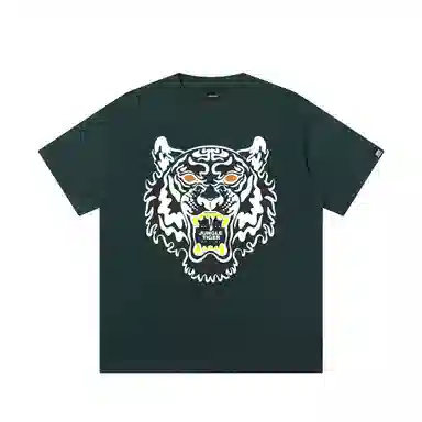 Jungle Tiger Tiger Head Print T-Shirt