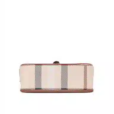 Aquascutum PVC Shoulder Bag Brown