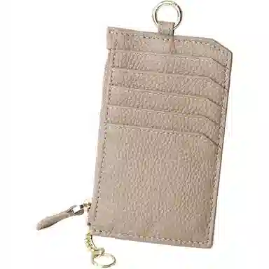 彤彤兔 多卡位超薄小巧 头层牛皮 零钱包 女款 黑色\蓝色\灰色\粉色\浅绿色\卡其色\日光白