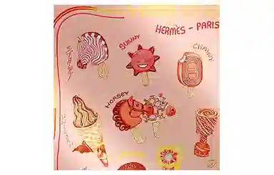 Hermes Scarf Pink