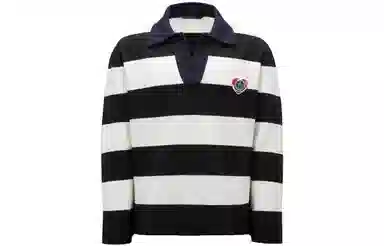 Moncler Moncoeur Motif Knit Polo Shirt PoloPolo