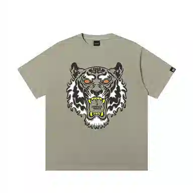 Jungle Tiger Tiger Head Print T-Shirt