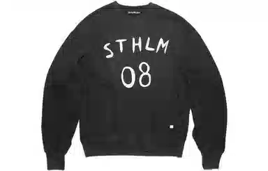 Acne Studios Face Collection FW23 Black Sweatshirt