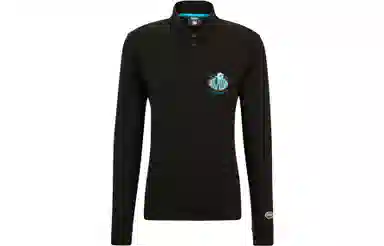 HUGO BOSS x NFL Long-Sleeved Polo Shirt With Collaborative Branding Polo