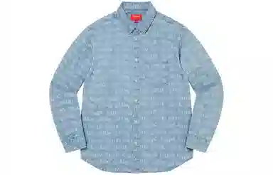Supreme SS22 Week 13 Arc Jacquard Denim Shirt