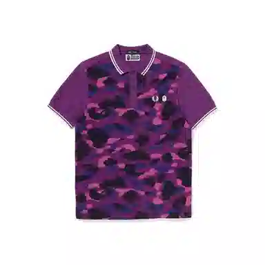 A BATHING APE x FRED PERRY Bape Color Camo Polo