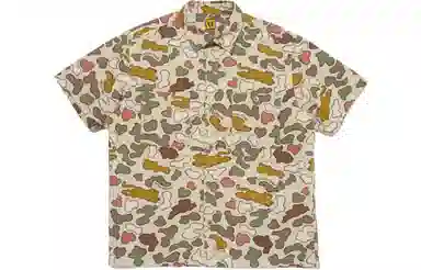 HUMAN MADE x KAWS SS24 Camo Shirt