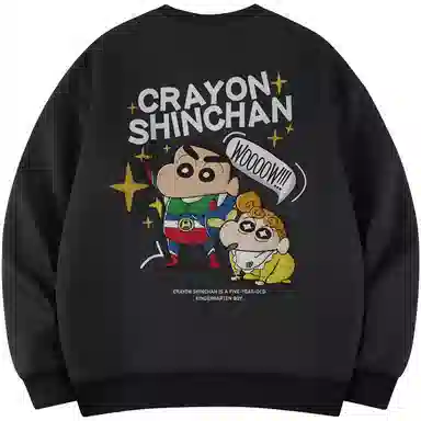 Crayon Shin-chan Cartoon Print Pullover Sweatshirt
