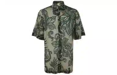 Dries Van Noten SS23 Floral Short Sleeve Shirt
