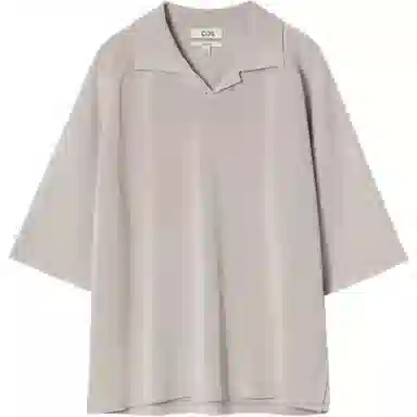 COS Polo Shirt Mole Grey