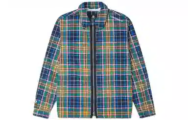 Converse Plaid Print Long Sleeve Shirt