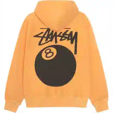 Stussy 8 Ball Pig Dyed Zip Hood