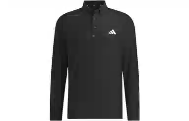 adidas Long Sleeve Stretch Polo Shirt LogoPolo