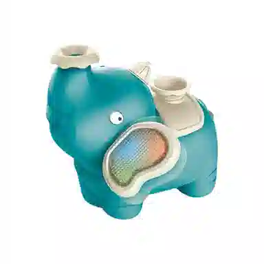 咕轹 喷雾小象电动卡通造型会冒烟悬浮球 玩具