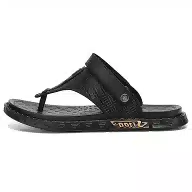 潮泽 通勤百搭 防磨人字拖鞋 男款