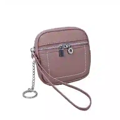 彤彤兔 简约纯色 头层牛皮 零钱包 女款 多色