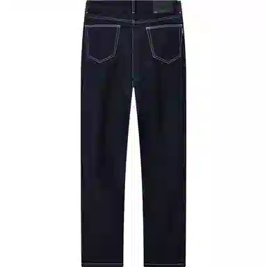 九牧王男裤专家 时尚简约百搭休闲舒适亲肤凉感牛仔裤 男款 深蓝色