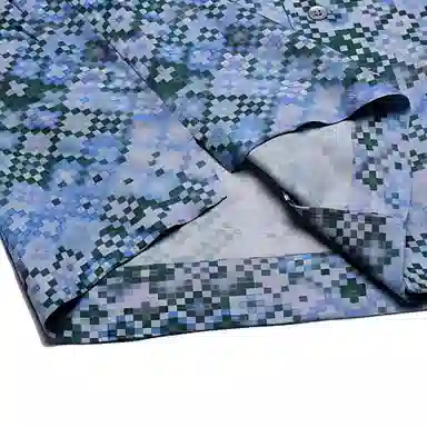 Emporio Armani FW22 Mosaic Print Shirt